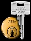 Assa High Security Lock and Key